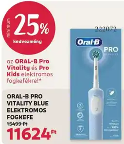 Rossmann oral-b pro vitality blue elektromos fogkefe ajánlat