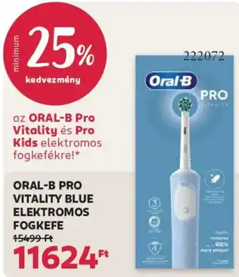 Oral-b pro vitality blue elektromos fogkefe