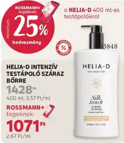 Rossmann Helia-d intenzív testápoló száraz bőrre ajánlat