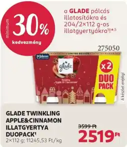 Rossmann glade twinkling illatgyertya ajánlat