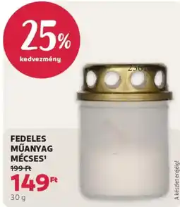 Rossmann Fedeles műanyag mécses ajánlat