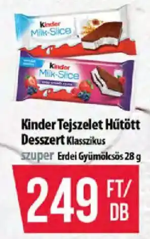 Kinder Tejszelet Hűtött Desszert Klasszikus