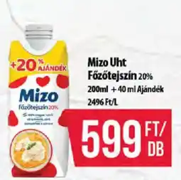 Coop Mizo főzőtejszín ajánlat