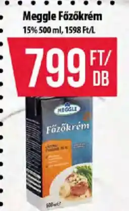 Coop Meggle főzőkrém ajánlat