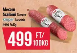 Coop Mecom szalámi ajánlat