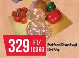 Coop Esztfood disznósajt ajánlat