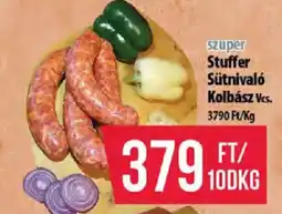 Coop Stuffer Sütnivaló Kolbász ajánlat