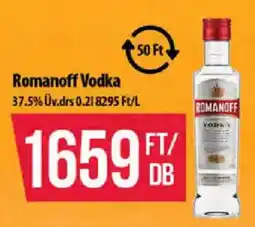 Coop Romanoff vodka ajánlat