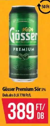 Coop Gösser premium ajánlat