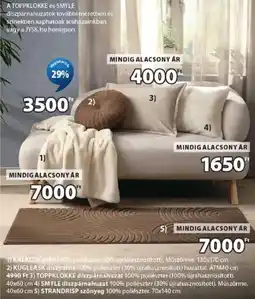 JYSK Kalklok pléd ajánlat