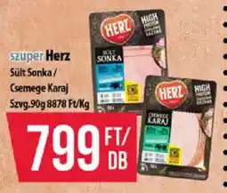 Coop Herz sült sonka csemege karaj ajánlat