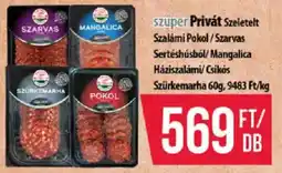Coop szuper privat szeletelt ajánlat
