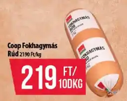 Coop Coop fokhagymás rúd ajánlat