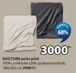 JYSK Hagtorn polár pléd ajánlat