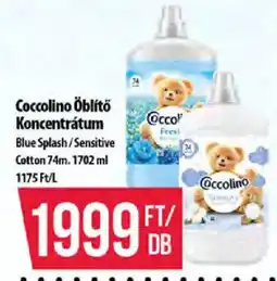 Coop Coccolino öblítő koncentrátum ajánlat