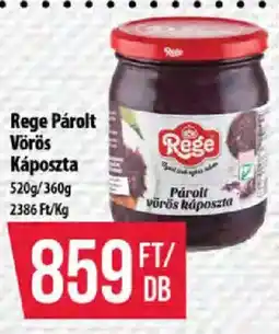 Coop Rege párolt vörös káposzta ajánlat