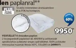JYSK veofjellet 4-évszakos paplan ajánlat