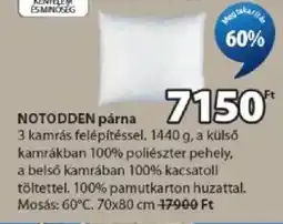 JYSK Notodden párna ajánlat