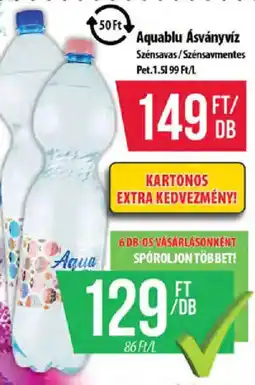 Coop Aquablu ásványvíz ajánlat