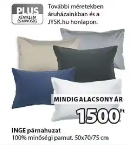 JYSK Inge párnahuzat ajánlat