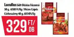 Coop Lucullus sült oldalas fűszeres ajánlat