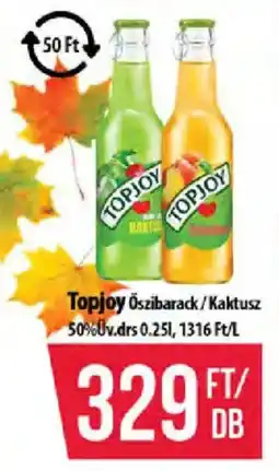 Coop Topjoy öszibarack / kaktusz ajánlat