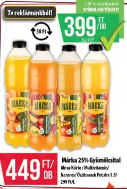 Coop Márka gyümölcsital ajánlat