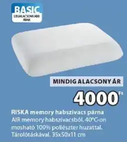 JYSK Riska memory habszivacs párna ajánlat
