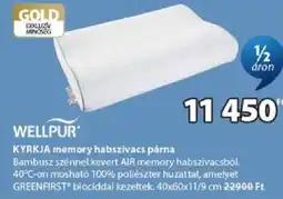 JYSK Wellpur kyrkja memory habszivacs párna ajánlat