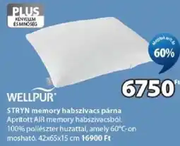 JYSK Wellpur stryn memory habszivacs párna ajánlat