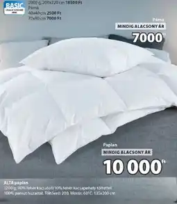 JYSK Basic párná ajánlat