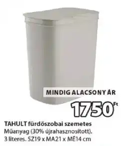JYSK Tahult fürdőszobai szemetes ajánlat