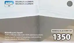 JYSK Miriam gumis lepedő ajánlat