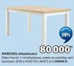 JYSK Markskel étkezőasztal ajánlat
