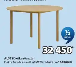 JYSK Alsted étkezőasztal ajánlat