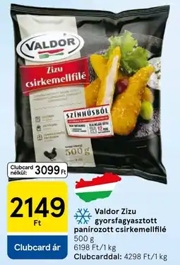 Tesco Valdor csirkemellfílé ajánlat