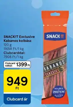 Tesco Snackit kabanos kolbász ajánlat