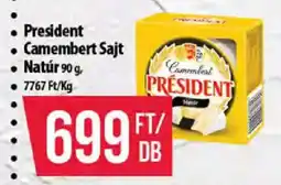 Coop President camembert sajt natúr ajánlat