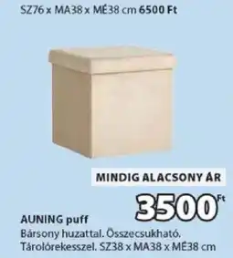 JYSK Auning puff ajánlat