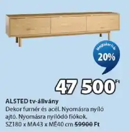 JYSK Alsted tv-állvány ajánlat