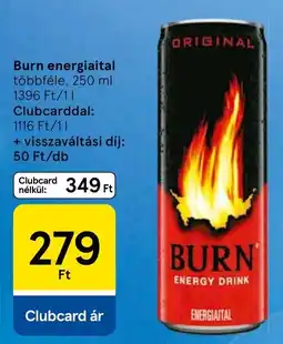 Tesco Burn energiailtal ajánlat