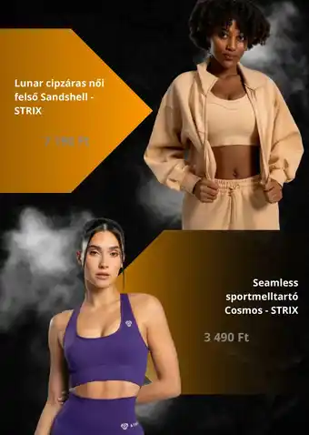 Strix lunar cipzáras női felső sandshell