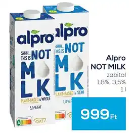 GRoby Alpro not milk ajánlat