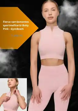 GymBeam GymBeam fierce varrásmentes sportmelltartó baby pink ajánlat