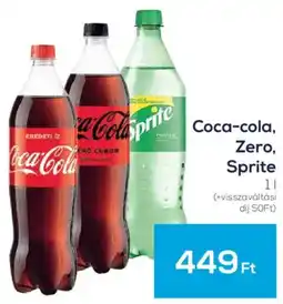 GRoby Coca-cola, Zero, Sprite ajánlat