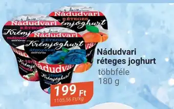 Nádudvari réteges joghurt