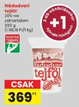 Spar Nádudvari tejföl ajánlat