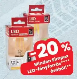 Spar Simpex LED-fényforrás ajánlat