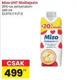 Spar Mizo főzőtejszín ajánlat