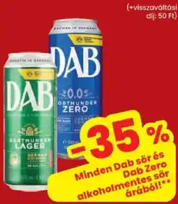 Spar Dab sör ajánlat